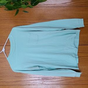 Light teal vineyard vines long sleeve